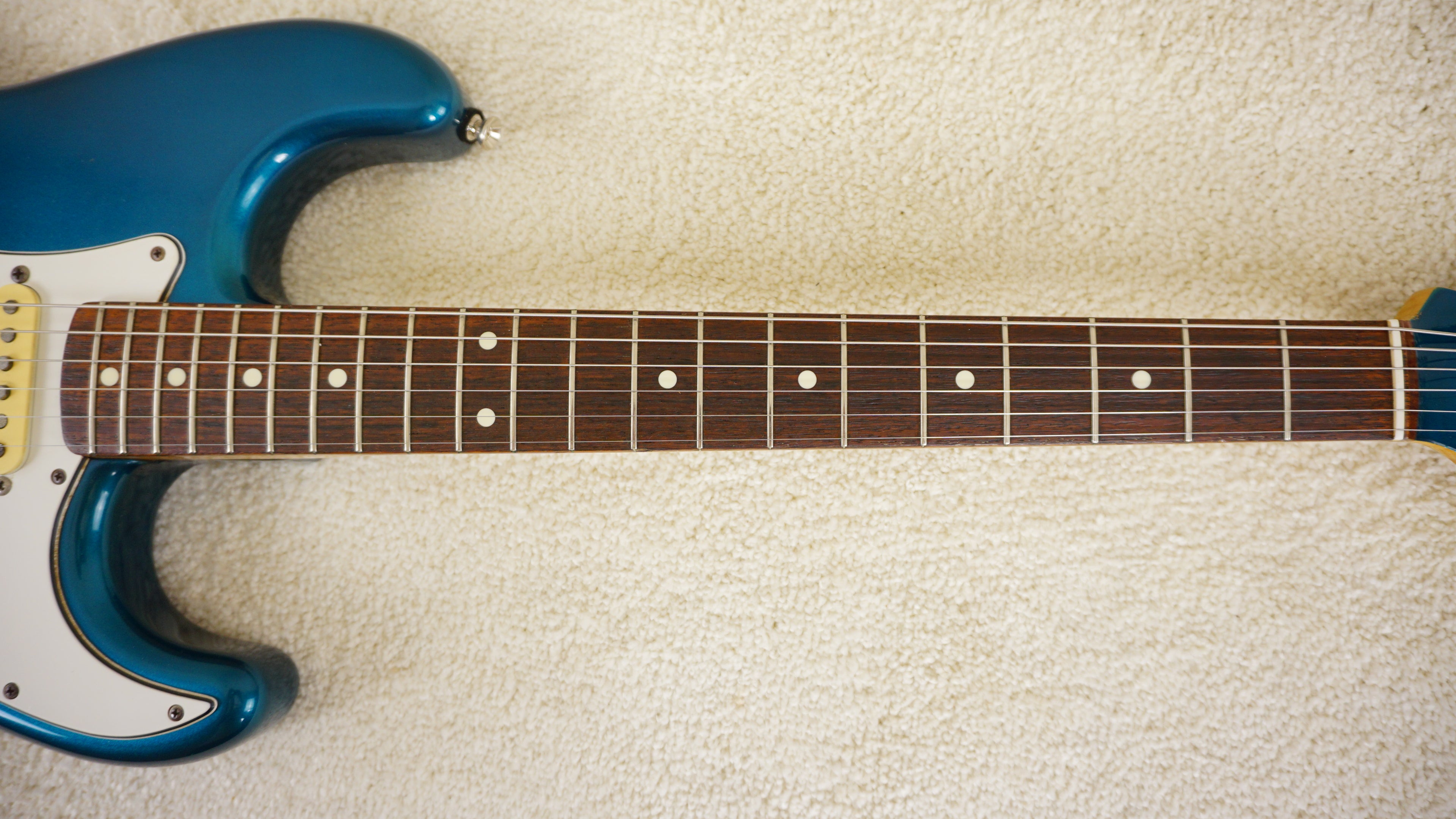 Fender Japan ST-62AS/H 40th Anniversary 1994 Lake Placid Blue Foto Flame