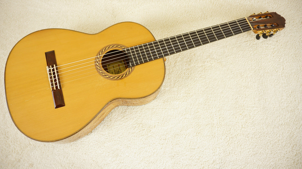 2015 German Vazquez Rubio Estudio Classical Guitar Spruce / Palo Escrito