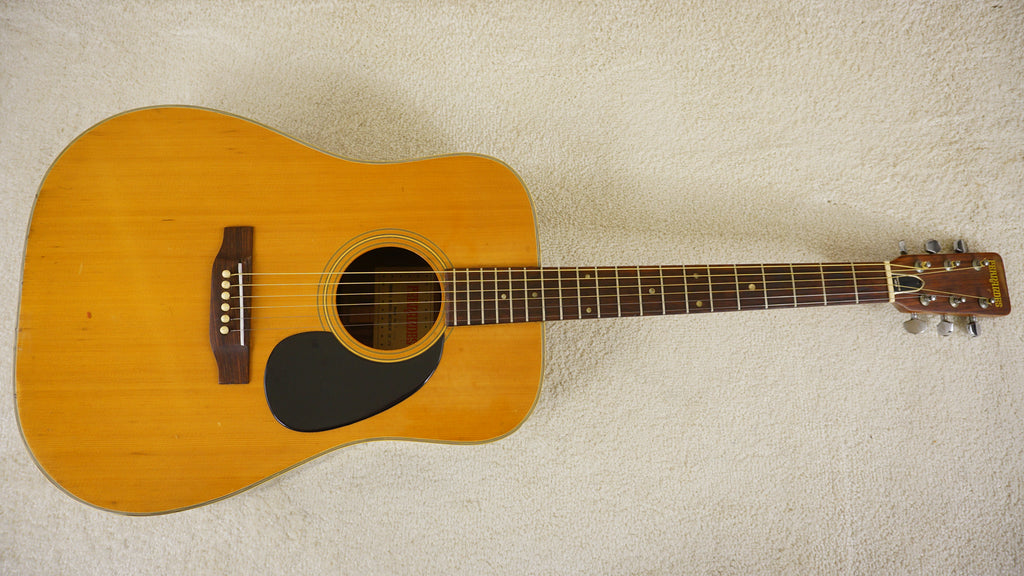 1970s Fernandes W-200 Vintage MIJ Japan Dreadnought Acoustic Guitar