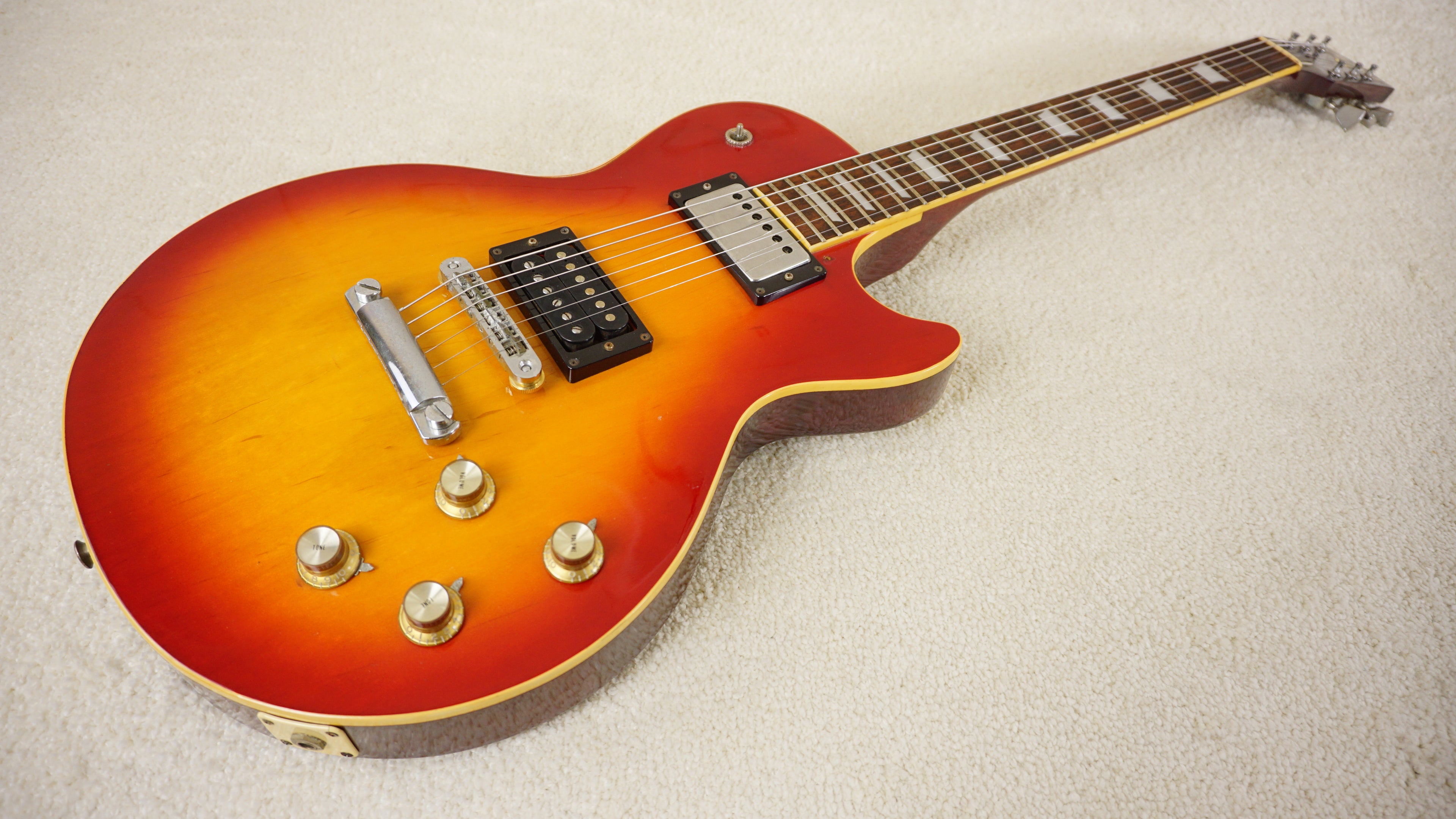 Aria Pro II Standard Cherry Burst Vintage MIJ Single Cut