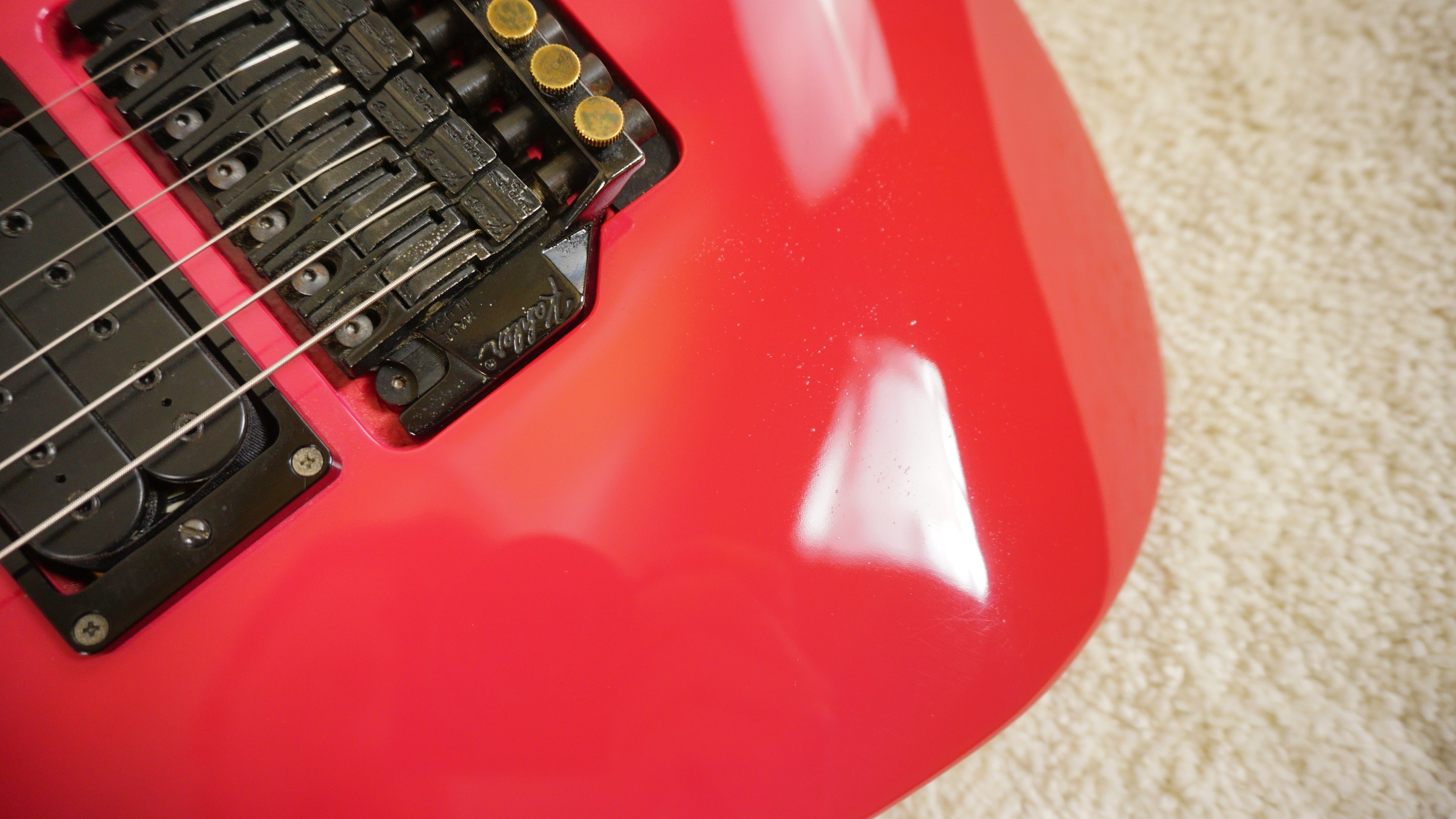1988 Fender HM Strat 25-8102 Razz Berry Maple w/ Original Case - All Original