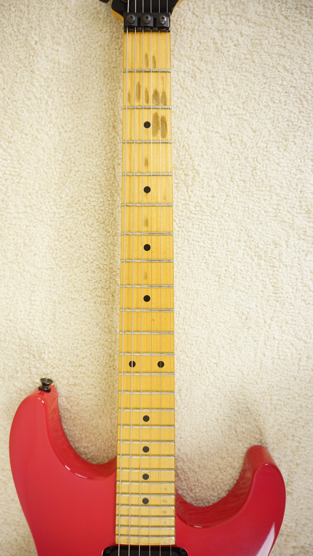 1988 Fender HM Strat 25-8102 Razz Berry Maple w/ Original Case - All Original