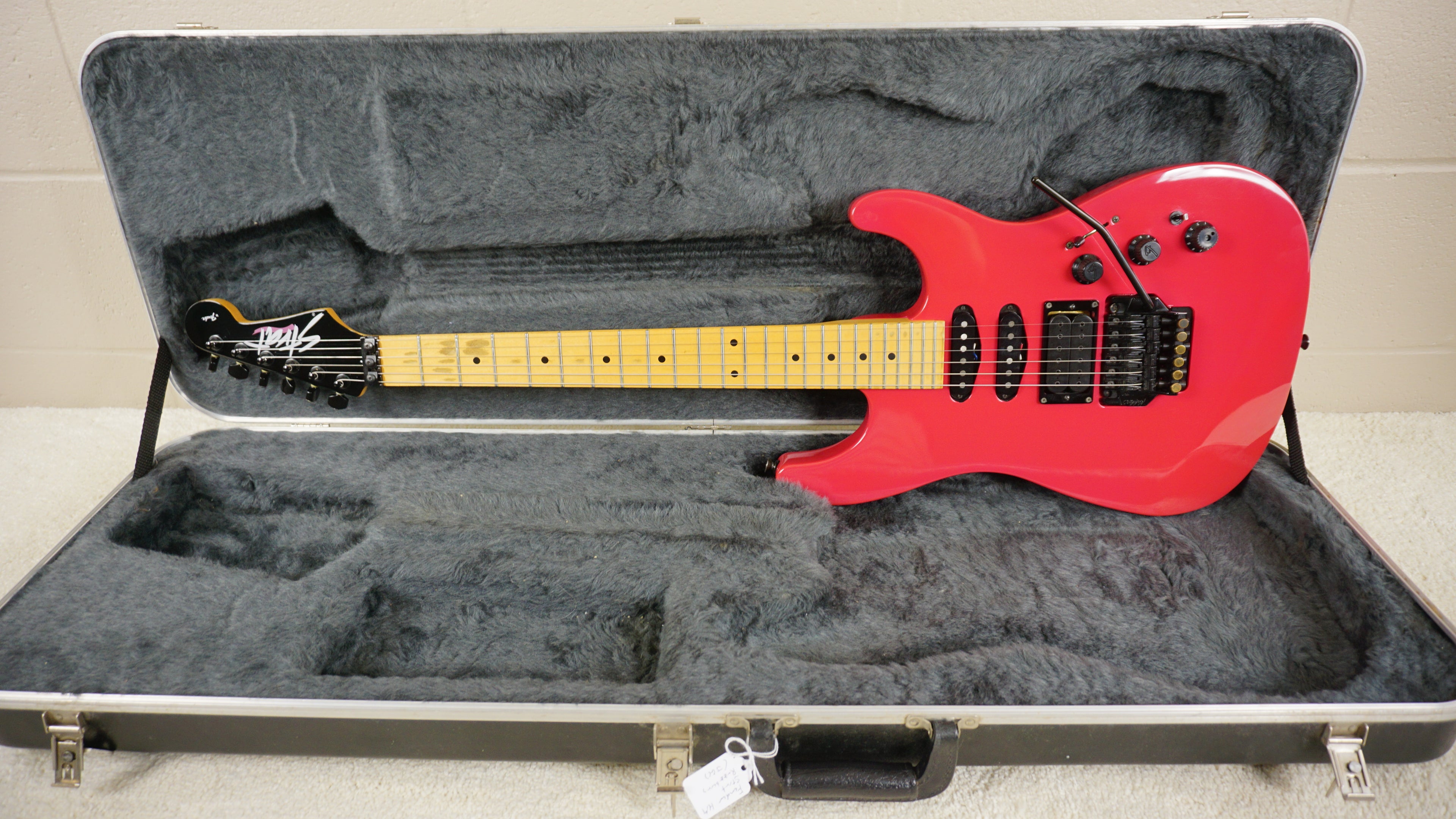 1988 Fender HM Strat 25-8102 Razz Berry Maple w/ Original Case - All Original