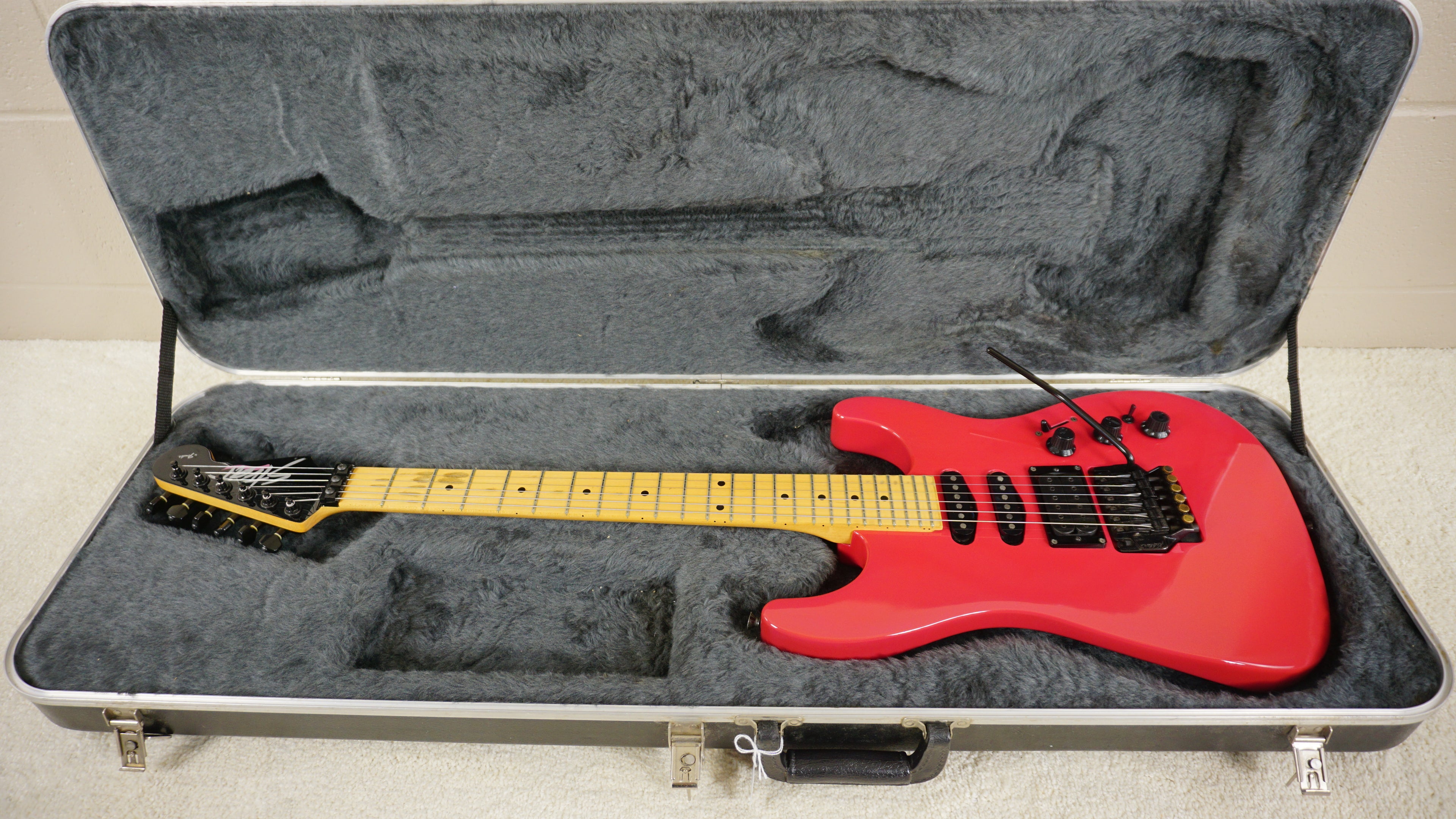 1988 Fender HM Strat 25-8102 Razz Berry Maple w/ Original Case - All Original