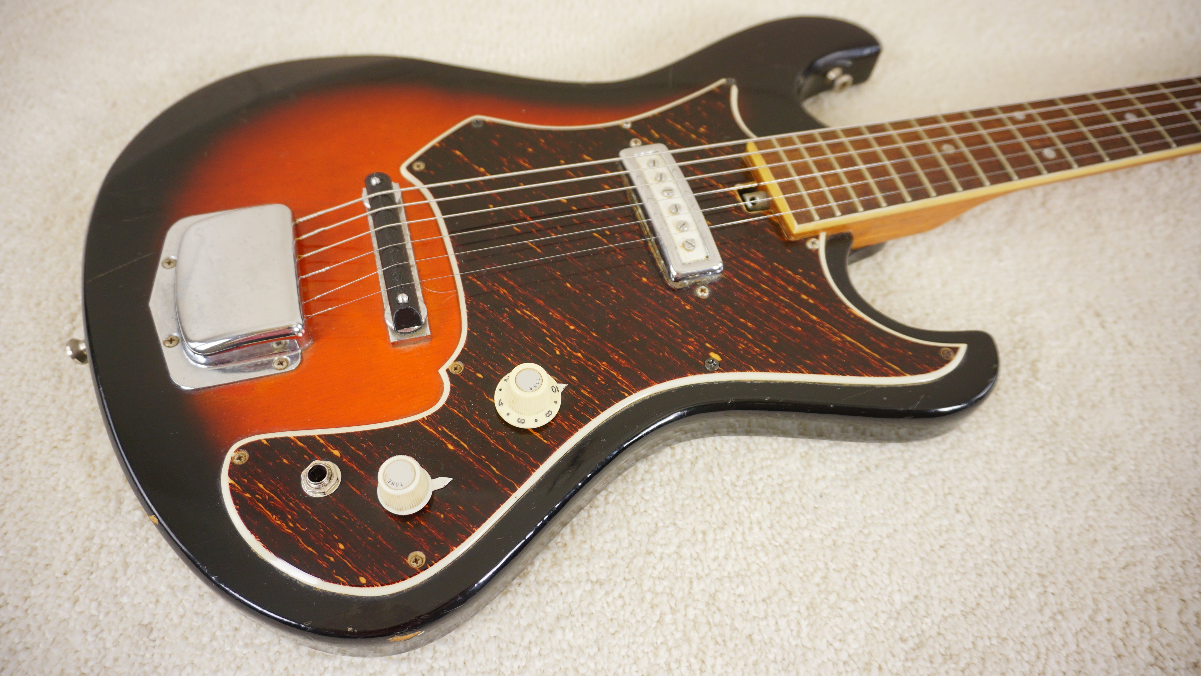 c. 1970 Recco / Sakai EG-1 Vintage MIJ Electric Guitar - Sunburst