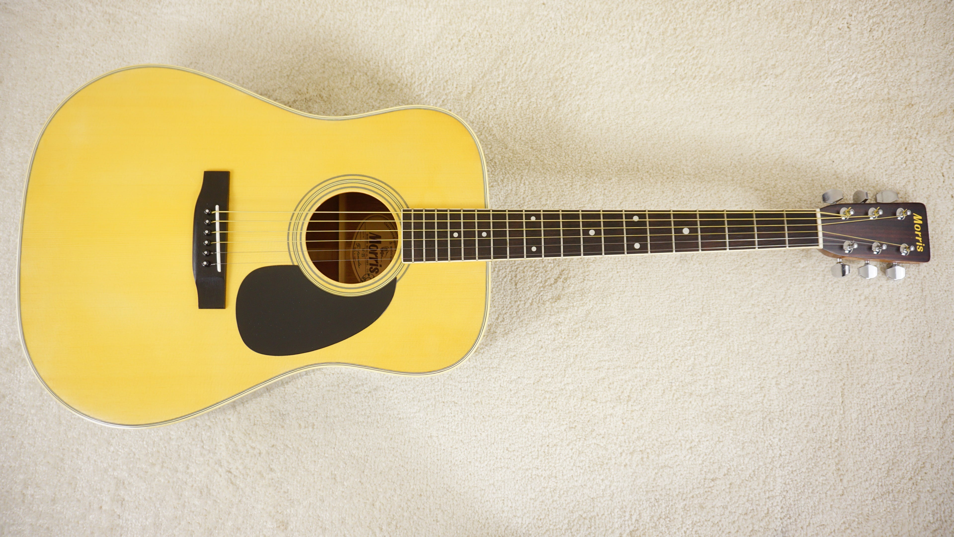 1970s Morris W-25 Vintage MIJ Rosewood Dreadnought Acoustic w/ Gig Bag