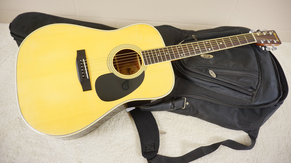1970s Morris W-25 Vintage MIJ Rosewood Dreadnought Acoustic w/ Gig Bag