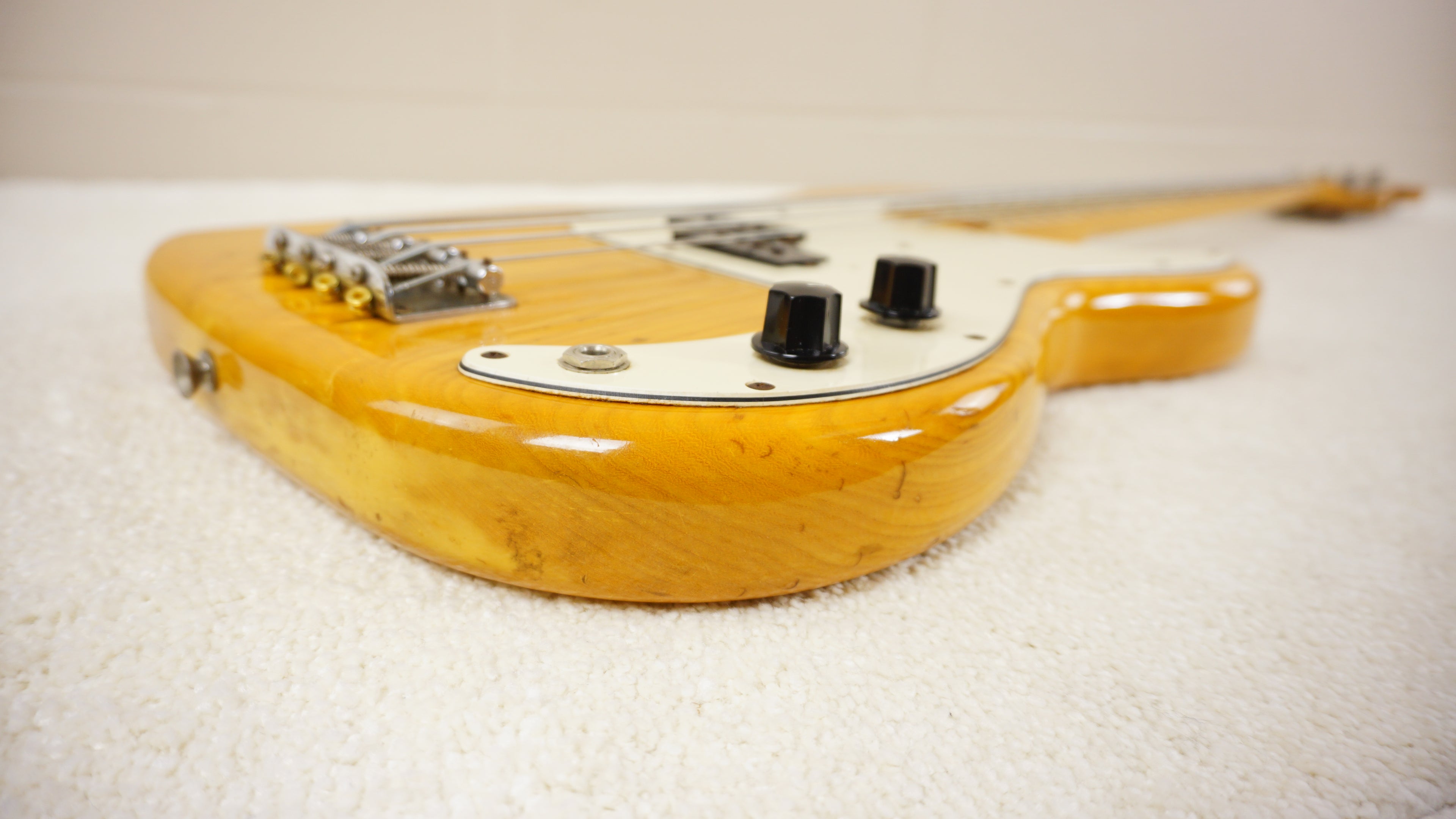 ESP Navigator Espionage Bass Natural Ash/Maple Japan