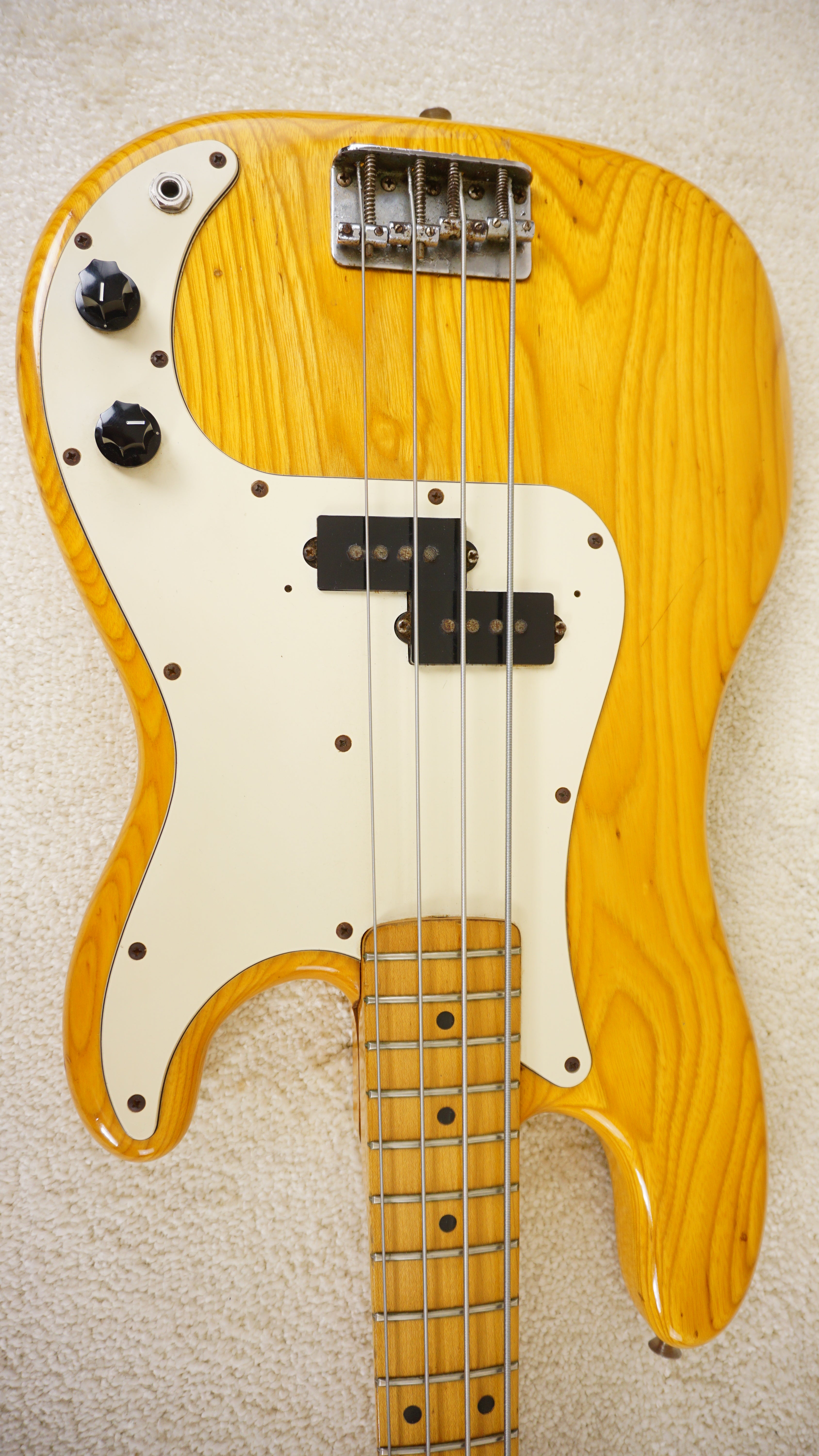 ESP Navigator Espionage Bass Natural Ash/Maple Japan