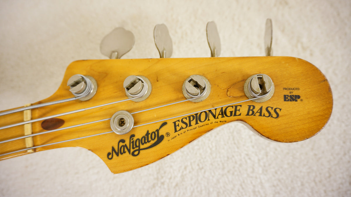 ESP Navigator Espionage Bass Natural Ash/Maple Japan