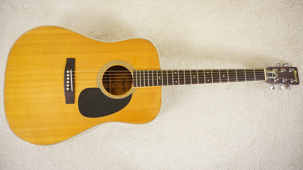 1973 Morris W-20 Terada Vintage MIJ Dreadnought Acoustic