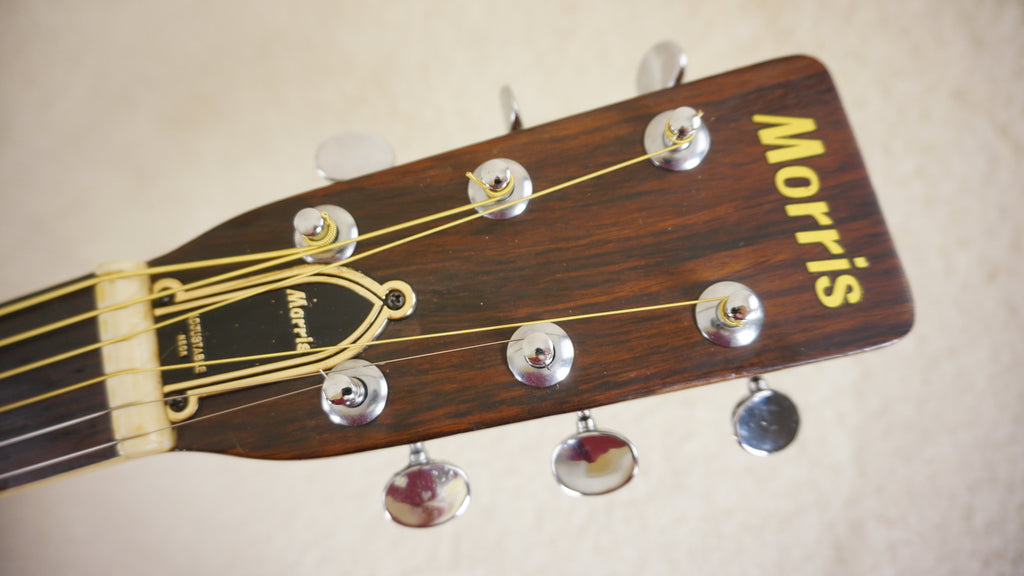 1973 Morris W-20 Terada Vintage MIJ Dreadnought Acoustic