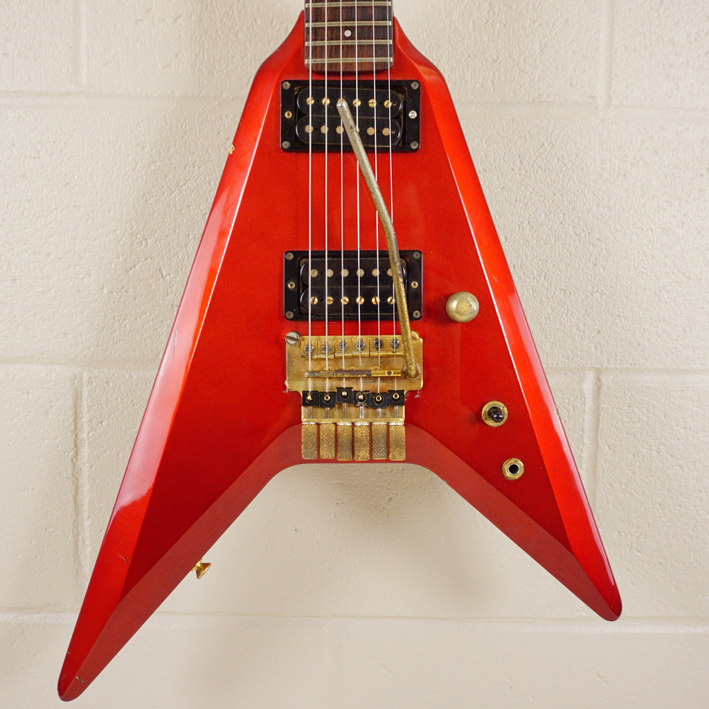 1984 Greco Tusk GTX-55 Ferrari Red MIJ Electric Guitar w/ Original Gig Bag