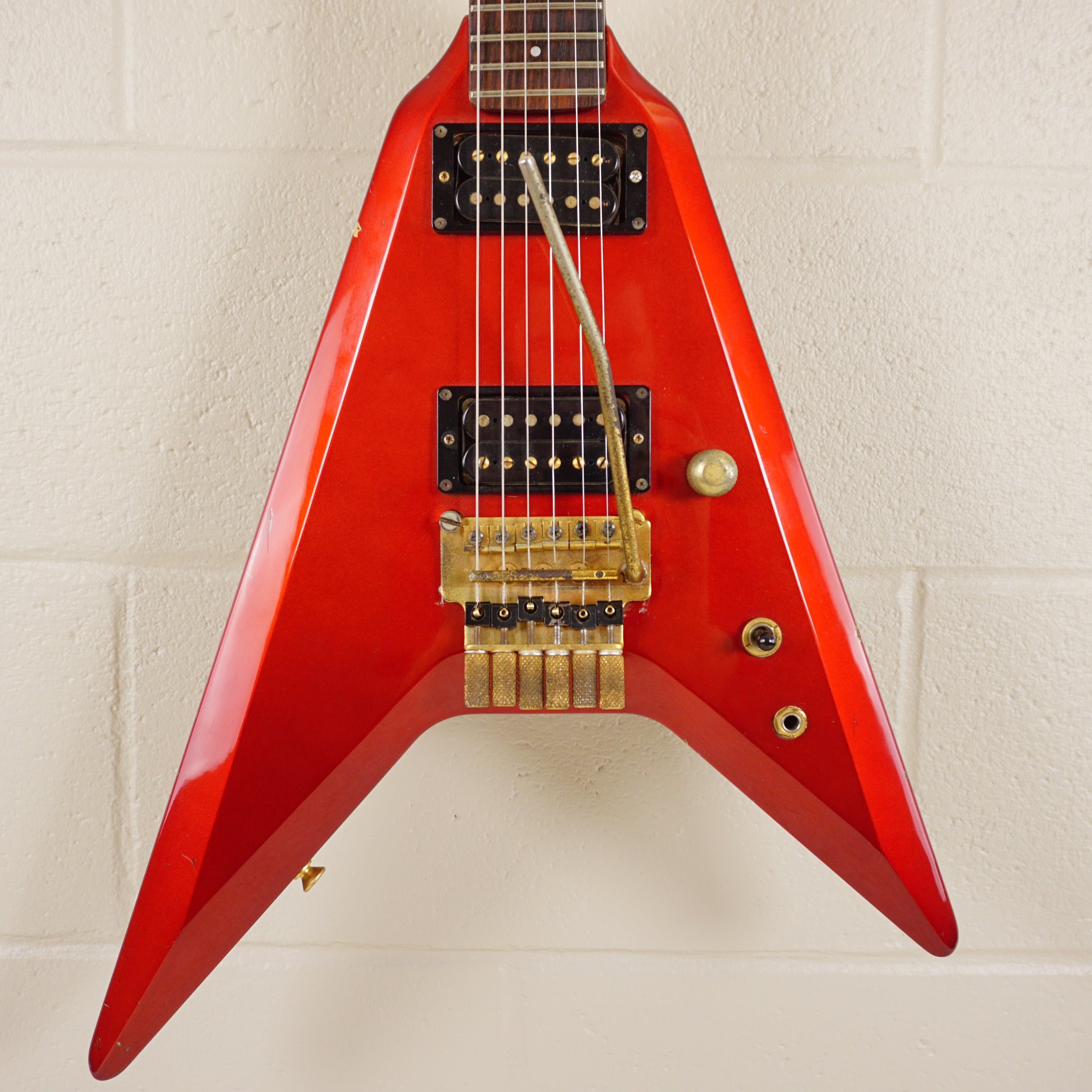 1984 Greco Tusk GTX-55 Ferrari Red MIJ Electric Guitar w/ Original Gig Bag