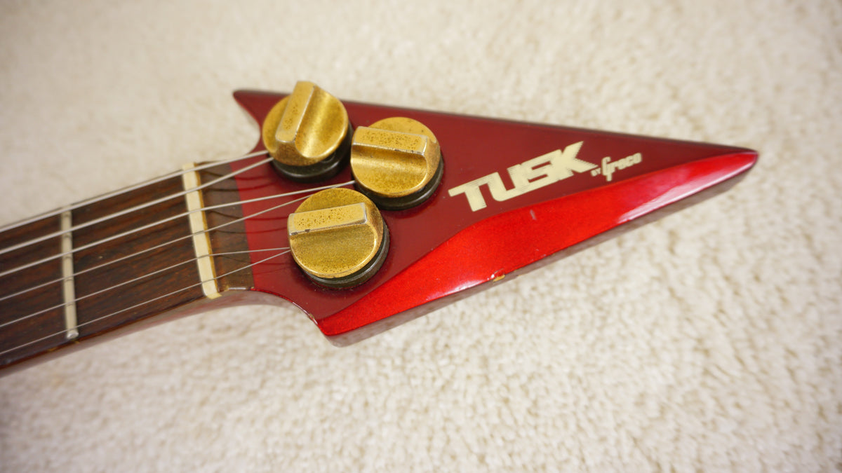 1984 Greco Tusk GTX-55 Ferrari Red MIJ Electric Guitar w/ Original Gig Bag