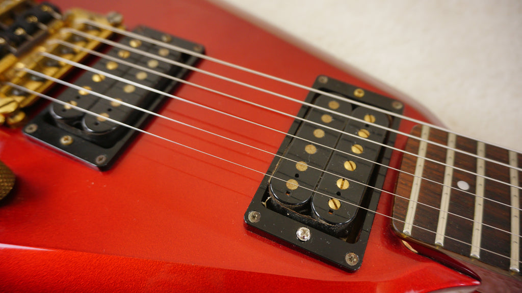 1984 Greco Tusk GTX-55 Ferrari Red MIJ Electric Guitar w/ Original Gig Bag