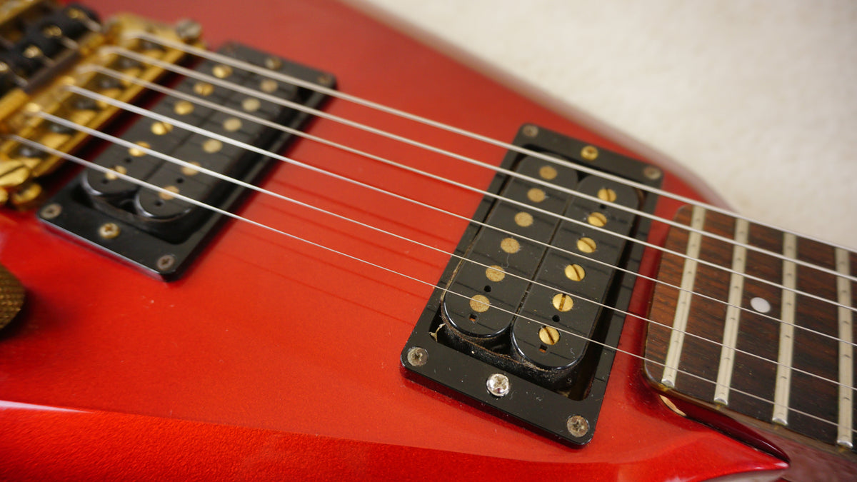 1984 Greco Tusk GTX-55 Ferrari Red MIJ Electric Guitar w/ Original Gig Bag