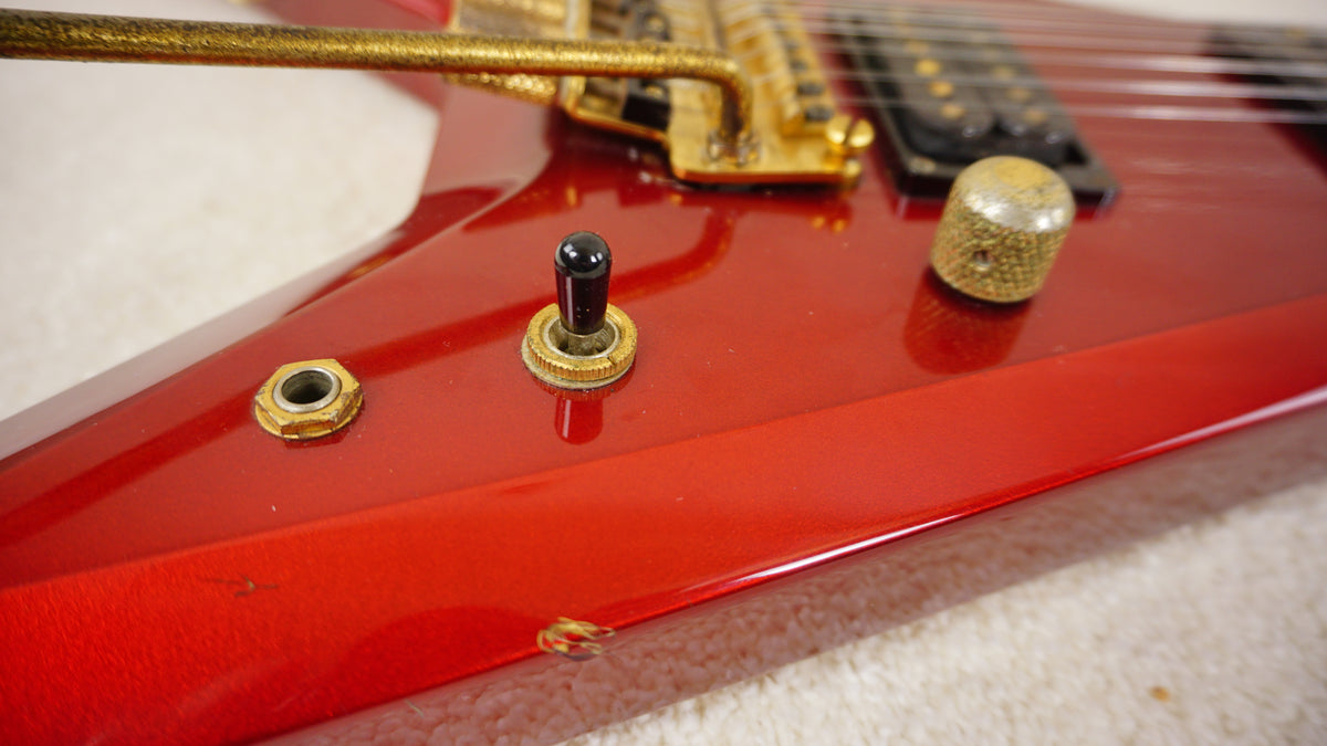 1984 Greco Tusk GTX-55 Ferrari Red MIJ Electric Guitar w/ Original Gig Bag