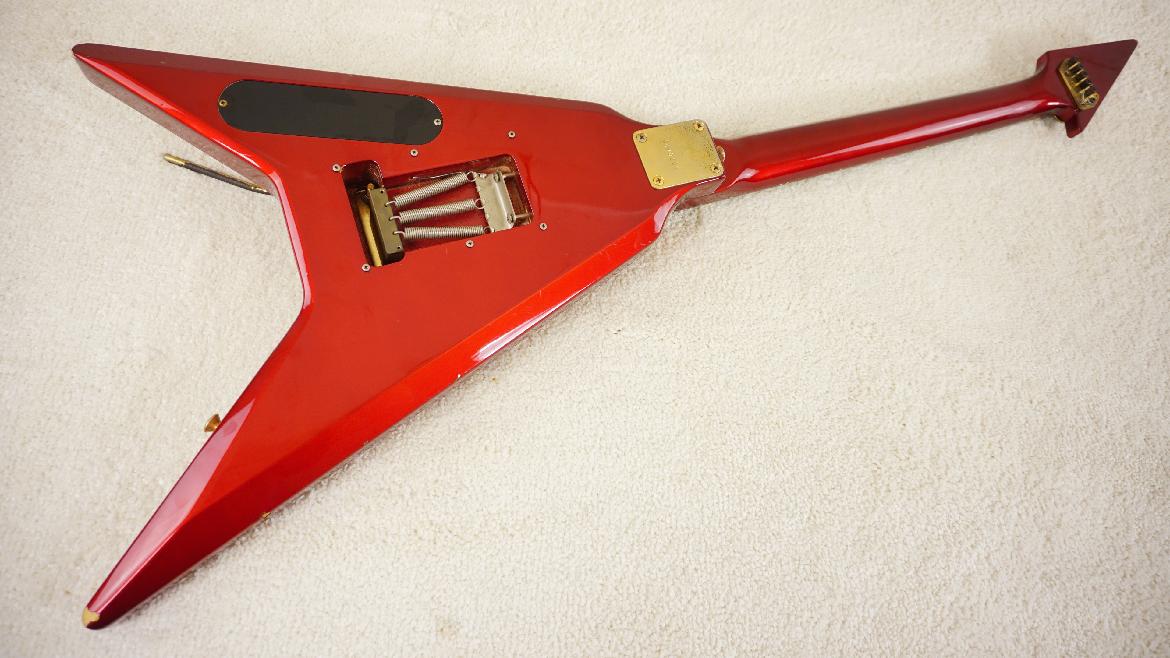 1984 Greco Tusk GTX-55 Ferrari Red MIJ Electric Guitar w/ Original Gig Bag