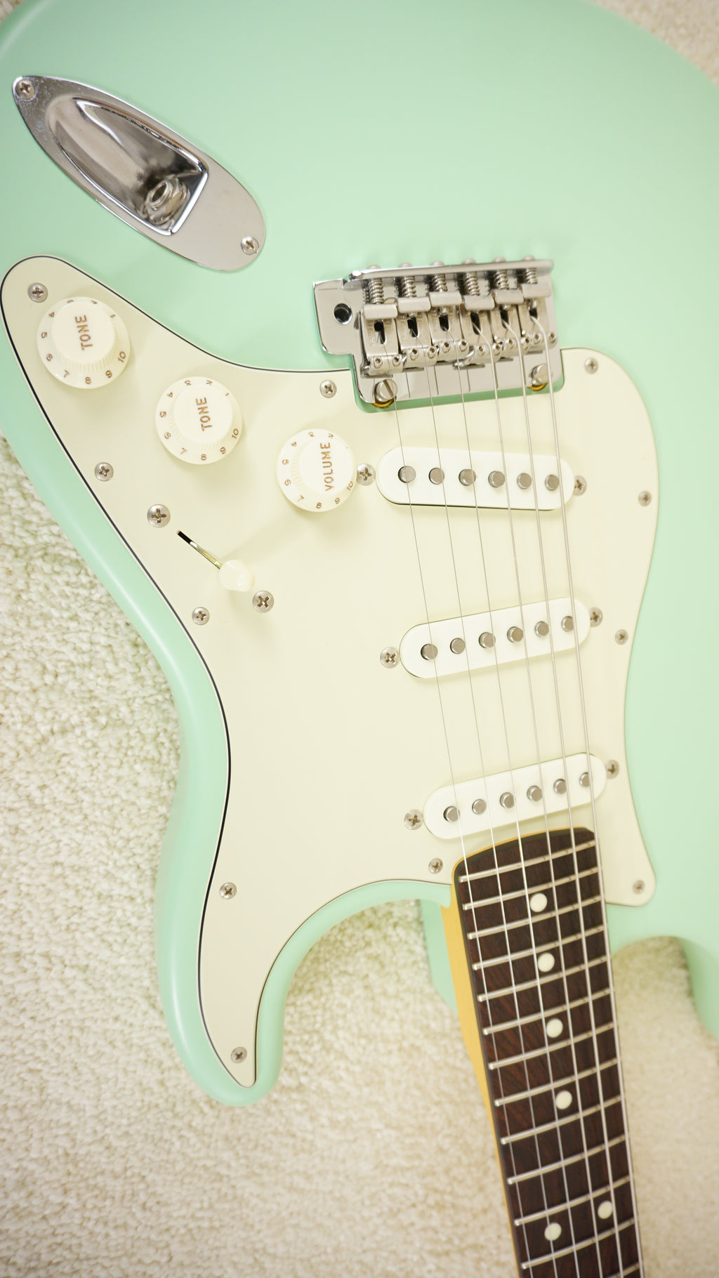 2023 Fender Japan Junior Collection Stratocaster Satin Surf Green