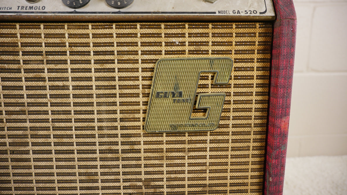 1960s Guyatone GA-520 Vintage Tube Guitar Amp 1x12 Tremolo - Restored