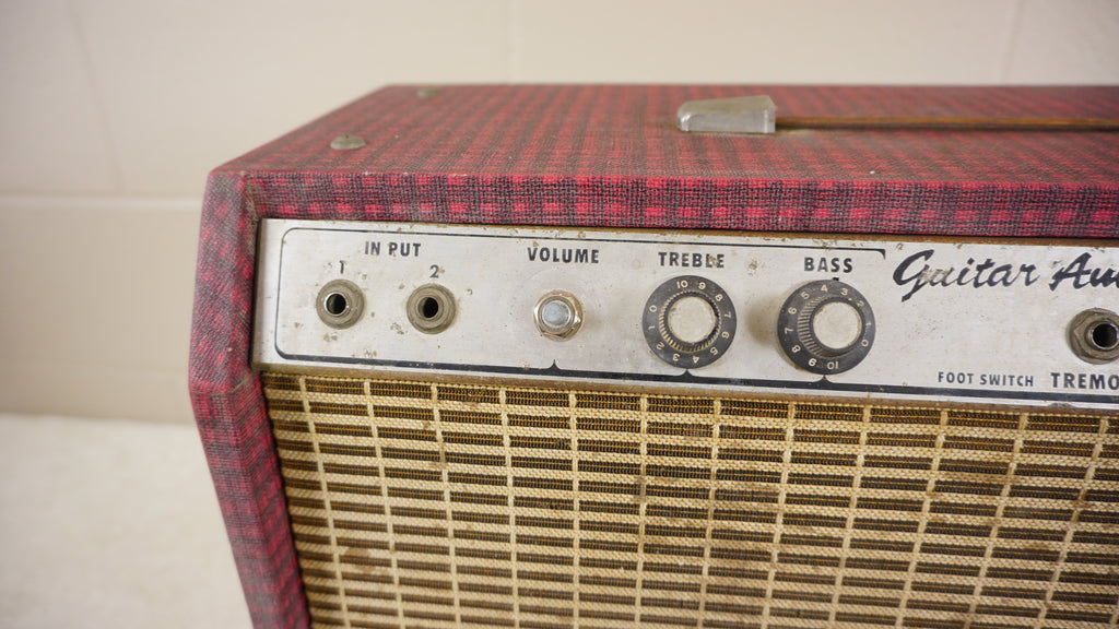 1960s Guyatone GA-520 Vintage Tube Guitar Amp 1x12 Tremolo - Restored