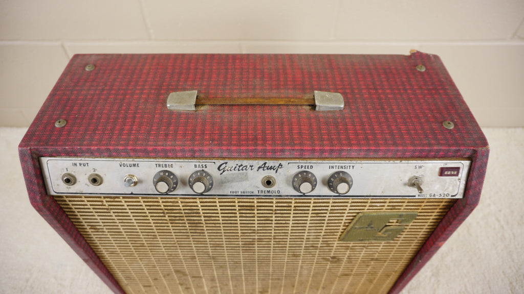 1960s Guyatone GA-520 Vintage Tube Guitar Amp 1x12 Tremolo - Restored