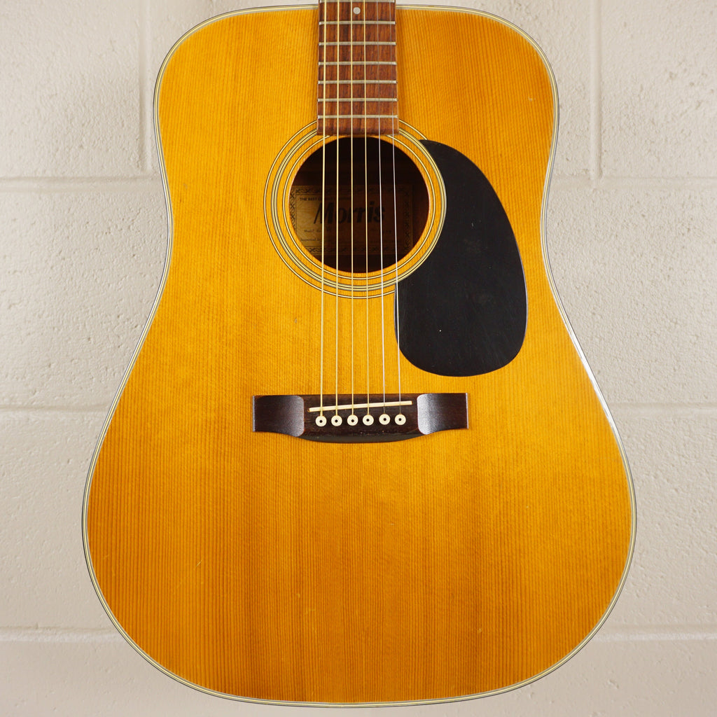 1972 Morris W-15 Vintage MIJ Dreadnought Acoustic Guitar - Natural