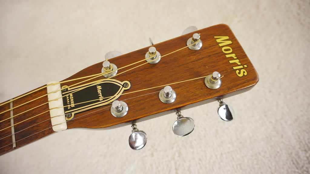 1972 Morris W-15 Vintage MIJ Dreadnought Acoustic Guitar - Natural