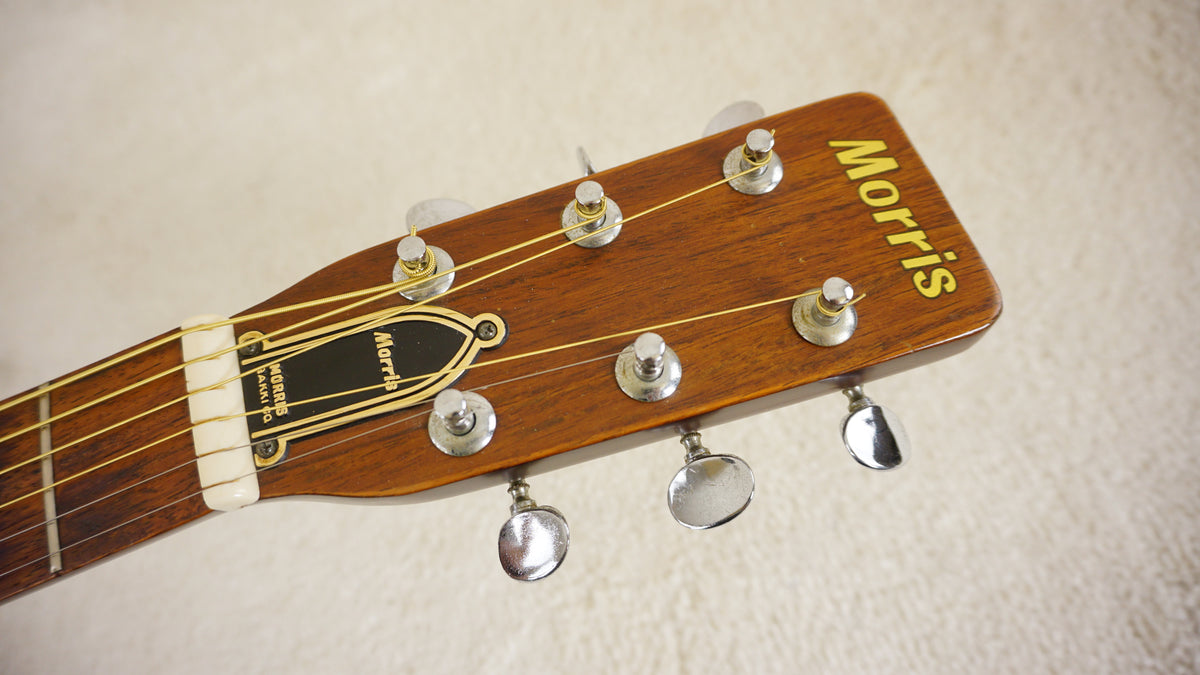 1972 Morris W-15 Vintage MIJ Dreadnought Acoustic Guitar - Natural