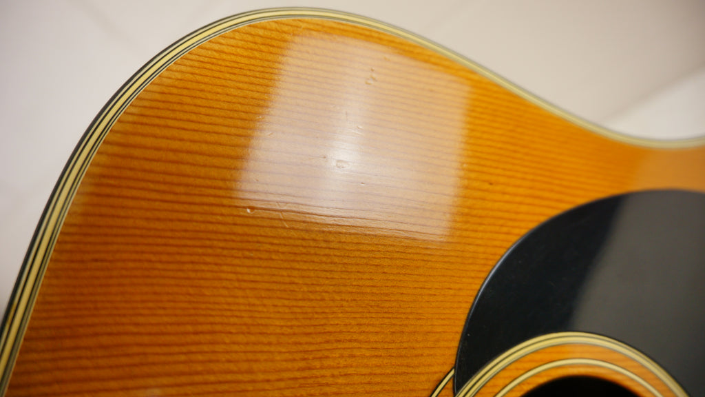 1972 Morris W-15 Vintage MIJ Dreadnought Acoustic Guitar - Natural