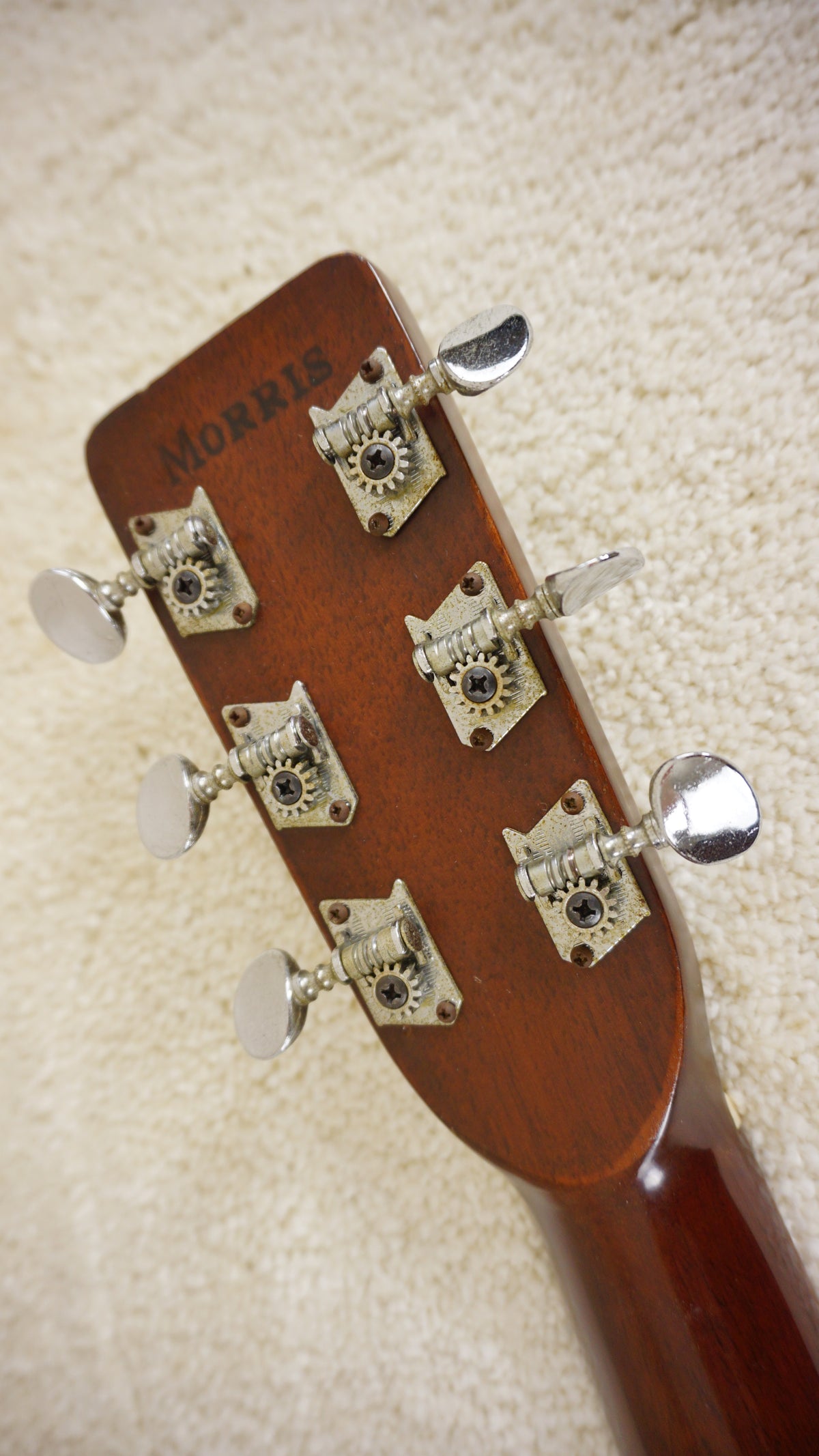1972 Morris W-15 Vintage MIJ Dreadnought Acoustic Guitar - Natural