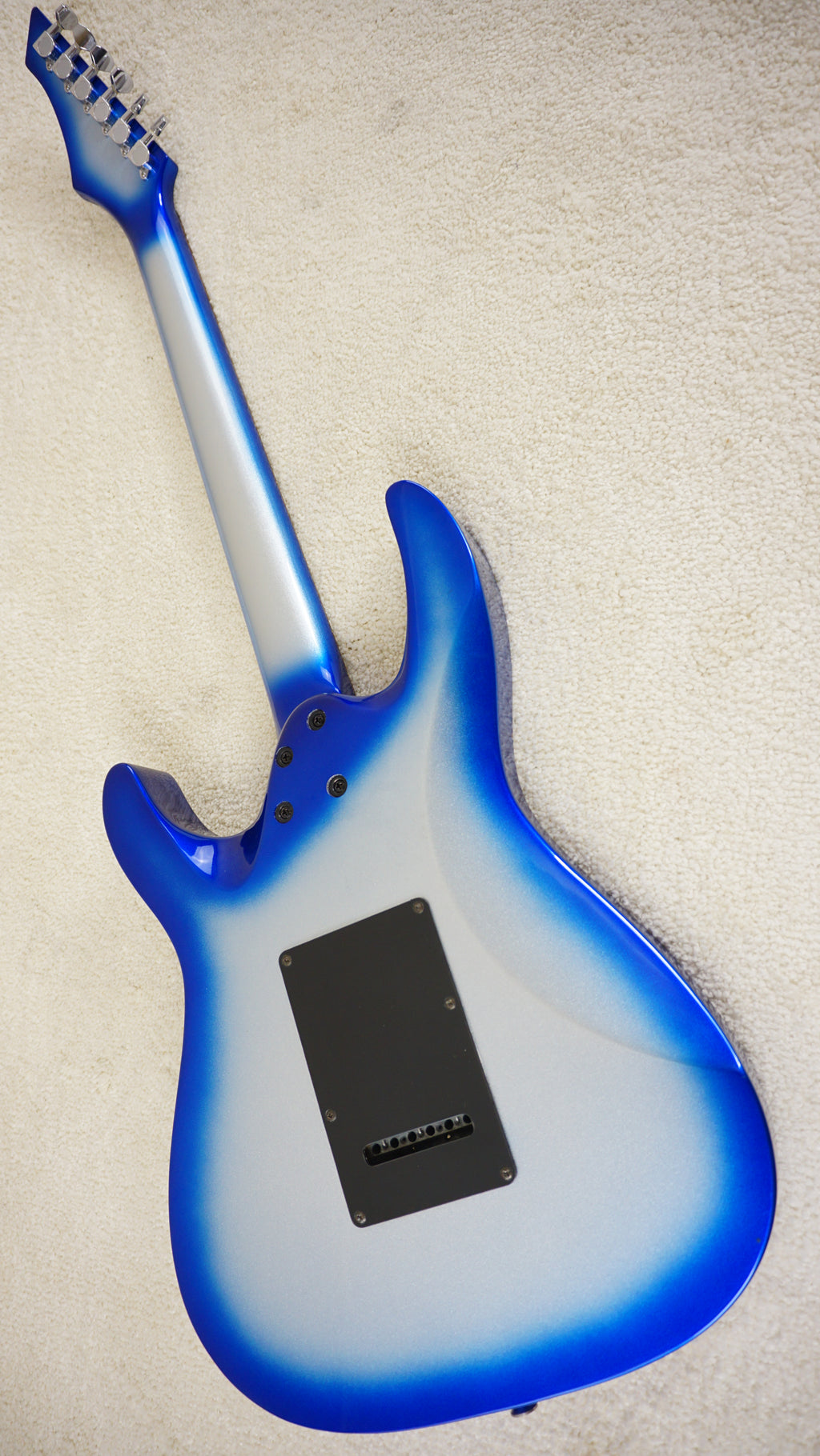 1990s Metal Driver Superstrat Blue Silver Burst HSS Electric Guitar MIJ