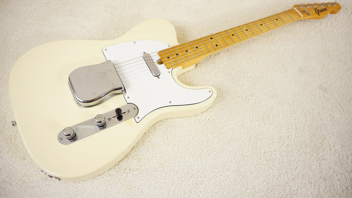 1973-74 Greco Gneco TE-280/TE-350 Vintage White Matsumoku MIJ