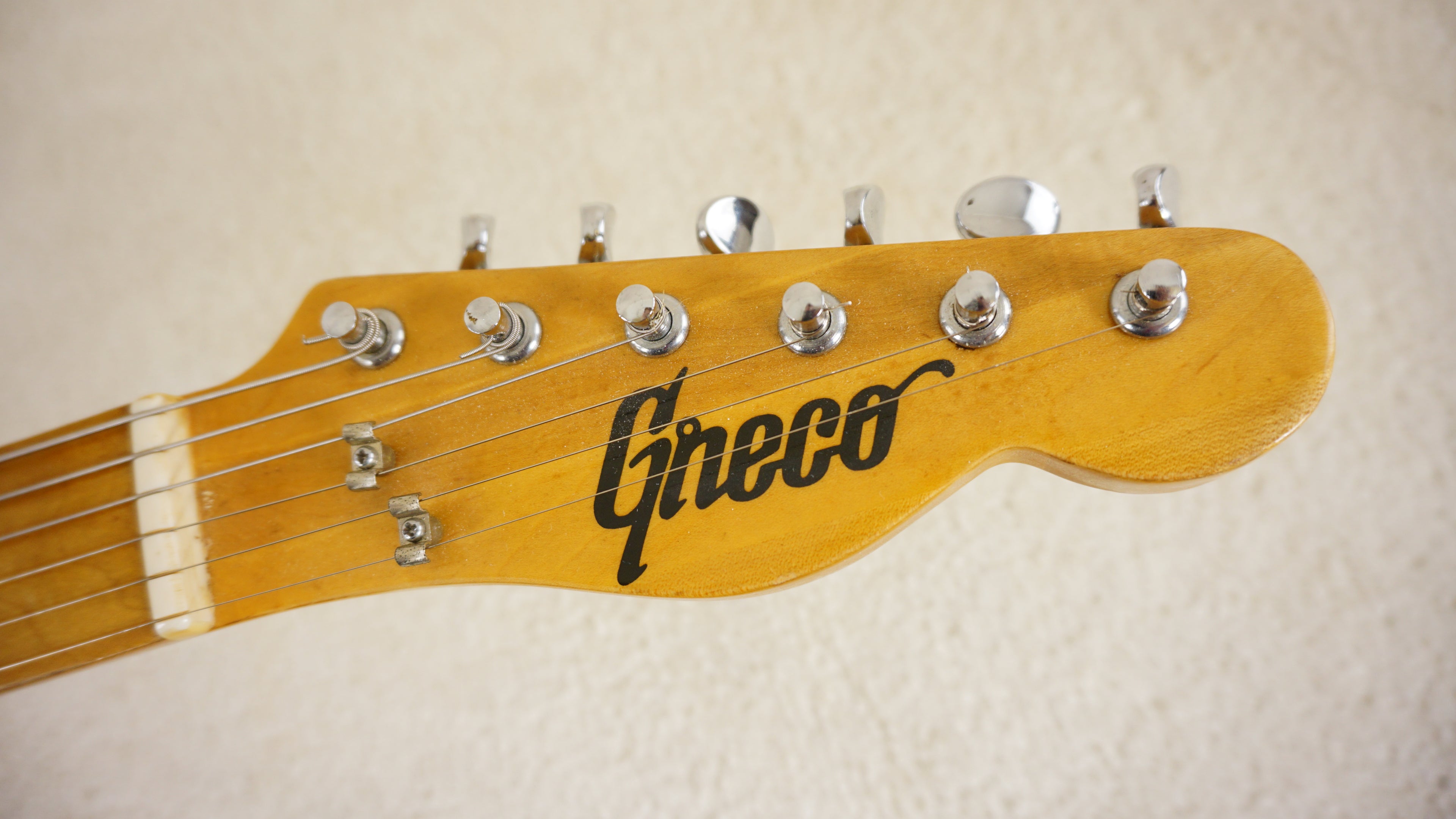 1973-74 Greco Gneco TE-280/TE-350 Vintage White Matsumoku MIJ