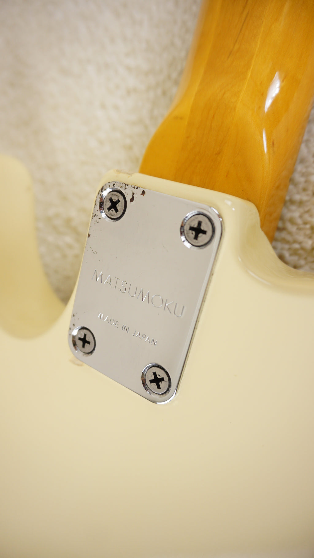 1973-74 Greco Gneco TE-280/TE-350 Vintage White Matsumoku MIJ