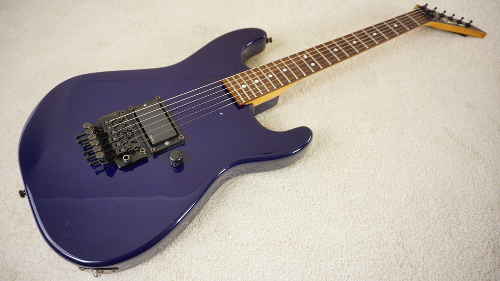 1987 Charvel Model 2 Electric Blue MIJ EMG JT-6 w/ Original Hard Case