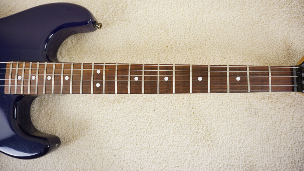 1987 Charvel Model 2 Electric Blue MIJ EMG JT-6 w/ Original Hard Case