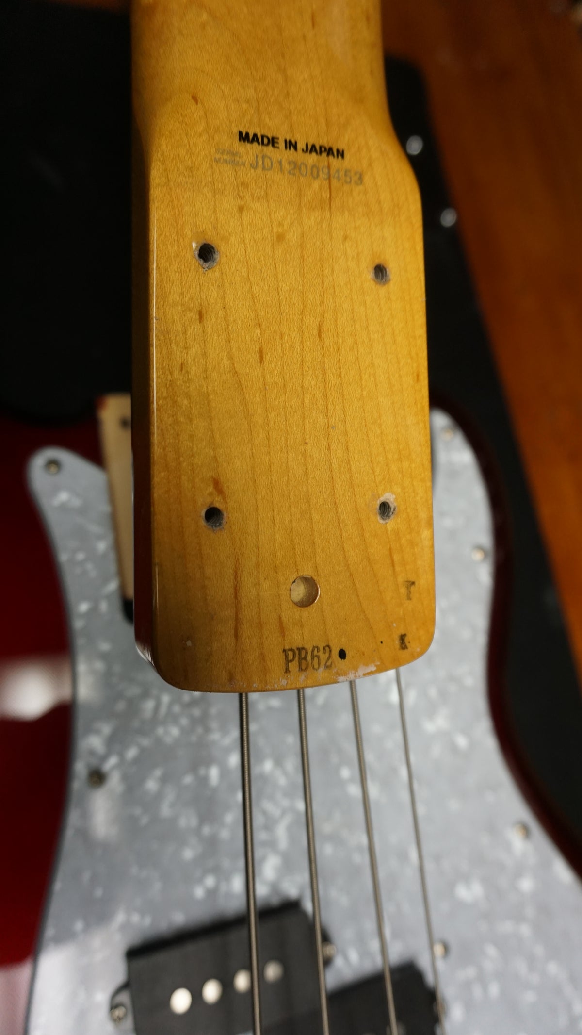 2012 Fender Japan PB62 Precision Bass Old Candy Apple Red