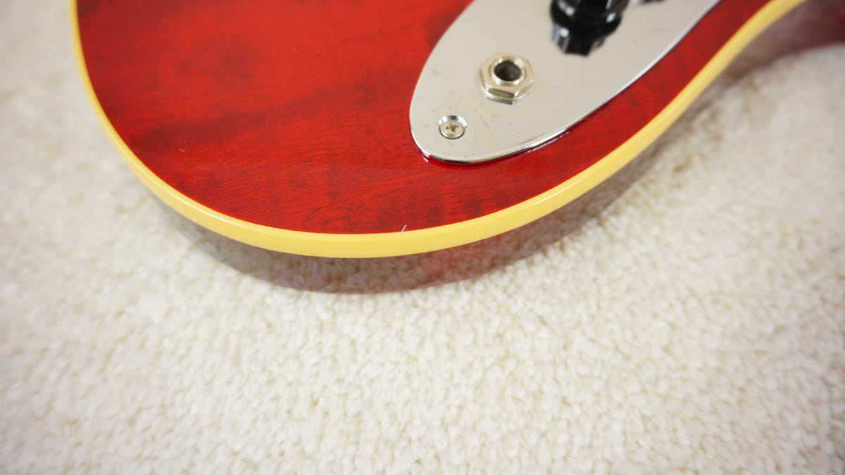 2005-06 Fender Japan AJB-100DMC Aerodyne Jazz Bass Flame Red DMC
