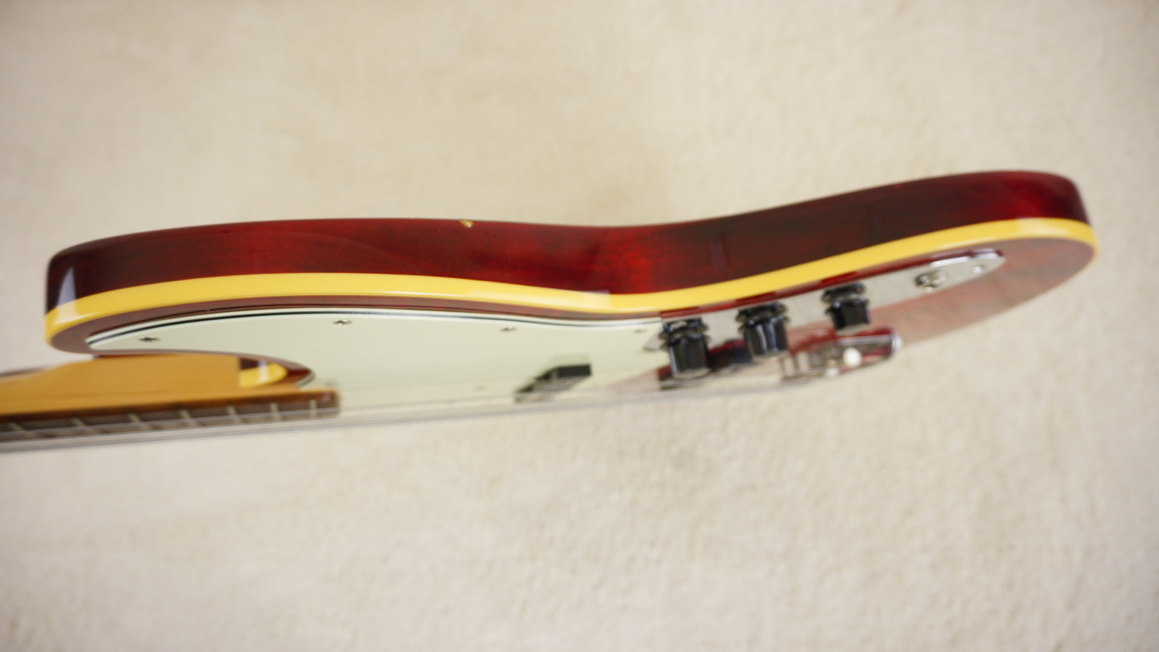 2005-06 Fender Japan AJB-100DMC Aerodyne Jazz Bass Flame Red DMC