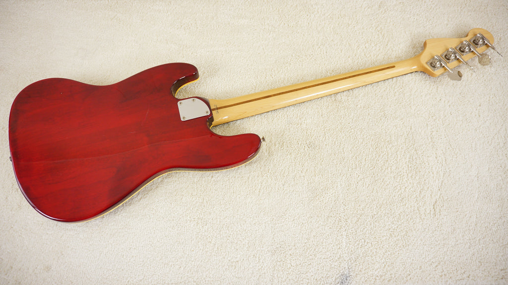 2005-06 Fender Japan AJB-100DMC Aerodyne Jazz Bass Flame Red DMC