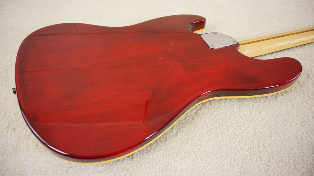 2005-06 Fender Japan AJB-100DMC Aerodyne Jazz Bass Flame Red DMC