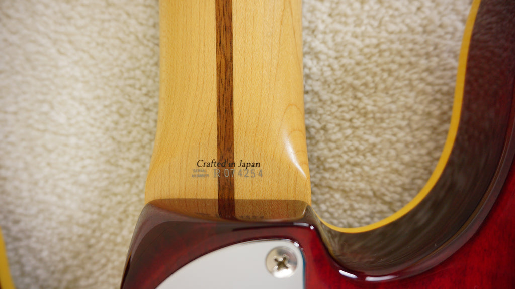 2005-06 Fender Japan AJB-100DMC Aerodyne Jazz Bass Flame Red DMC