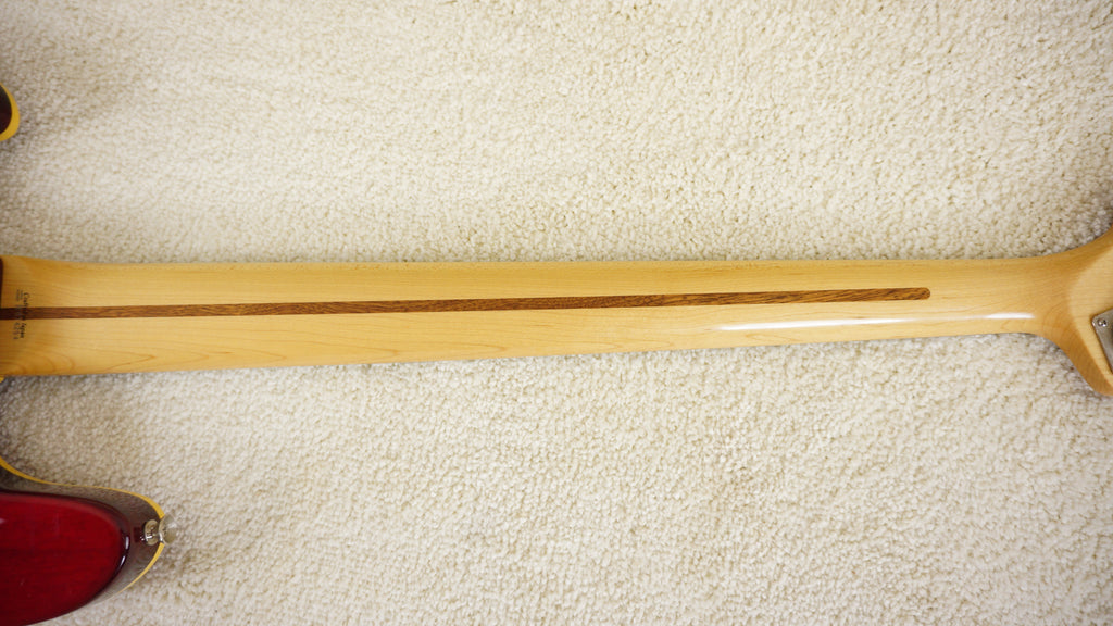 2005-06 Fender Japan AJB-100DMC Aerodyne Jazz Bass Flame Red DMC