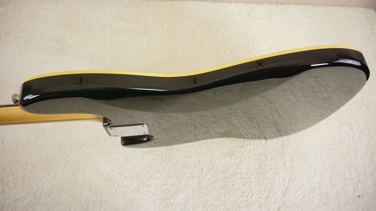 2006-08 Fender Japan AJB-66 Aerodyne Jazz Bass Black Matching Headstock