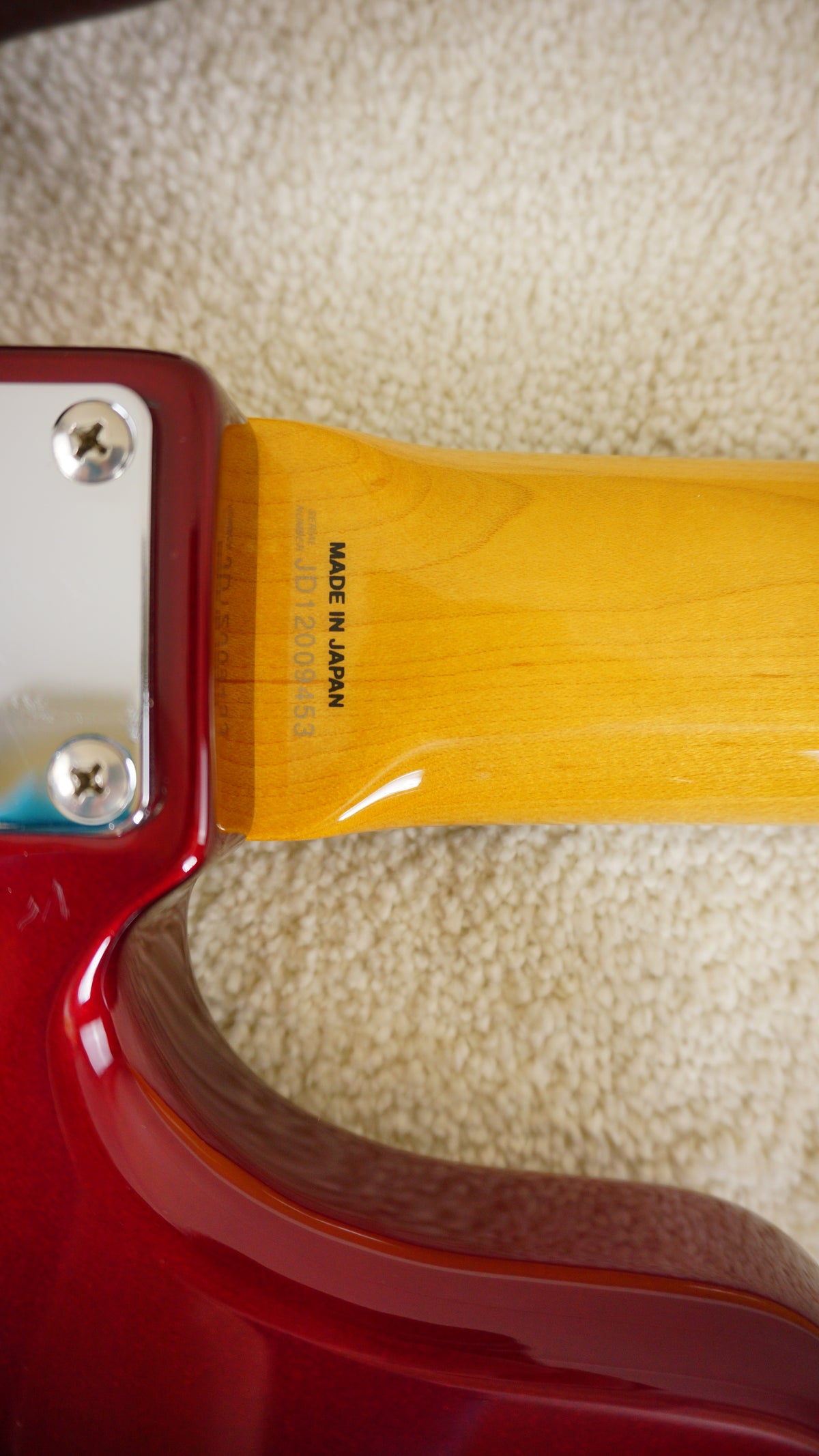 2012 Fender Japan PB62 Precision Bass Old Candy Apple Red