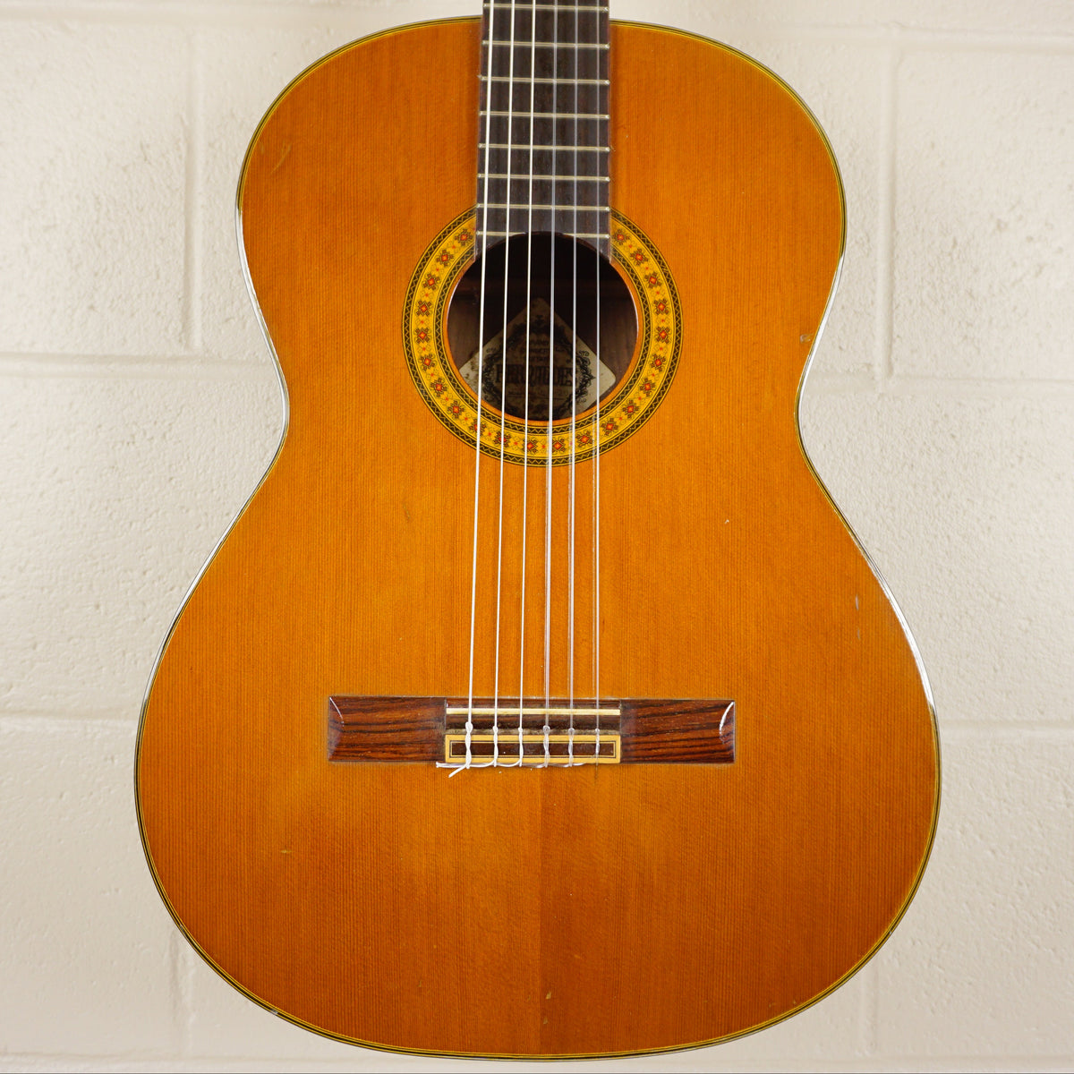 Vintage 1970s Fernandes GC-20 Grand Concert Classical Guitar MIJ w/ Hard Case
