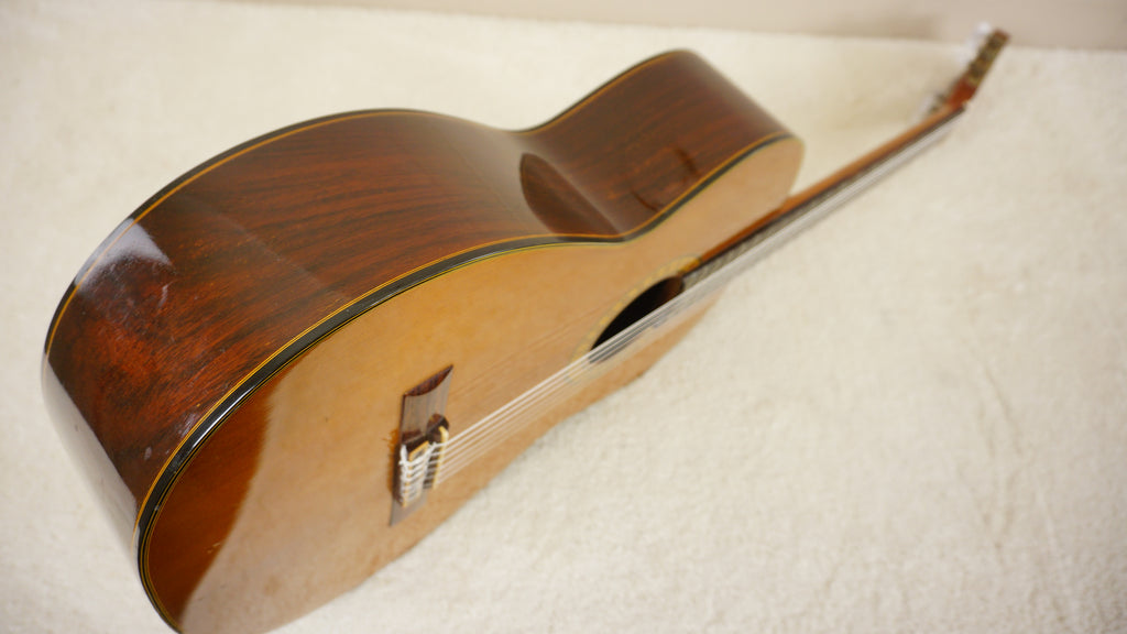 Vintage 1970s Fernandes GC-20 Grand Concert Classical Guitar MIJ w/ Hard Case