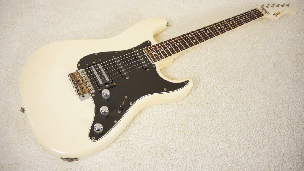 1985 Tokai Super Edition SD-40 HSS Stratocaster MIJ Olympic White
